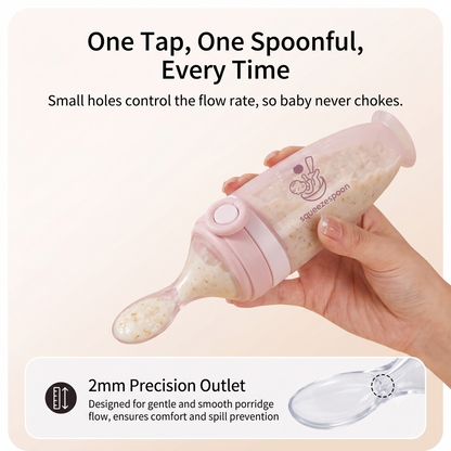 Baby Spoon Feeder with lock  (125ml)
