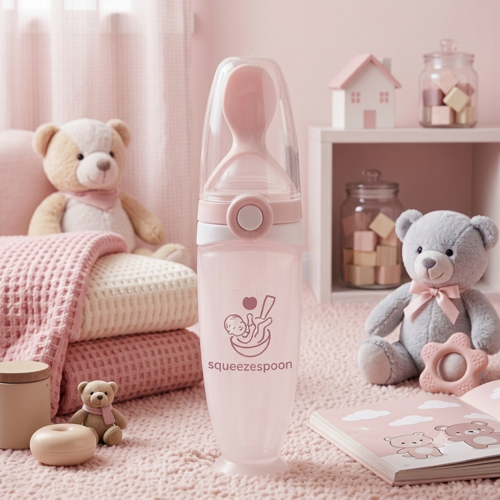 Baby Spoon Feeder with lock  (125ml)