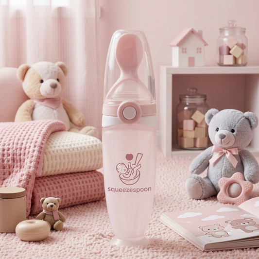 Baby Spoon Feeder with lock  (125ml)