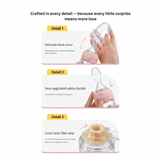 Baby Spoon Feeder with lock  (125ml)