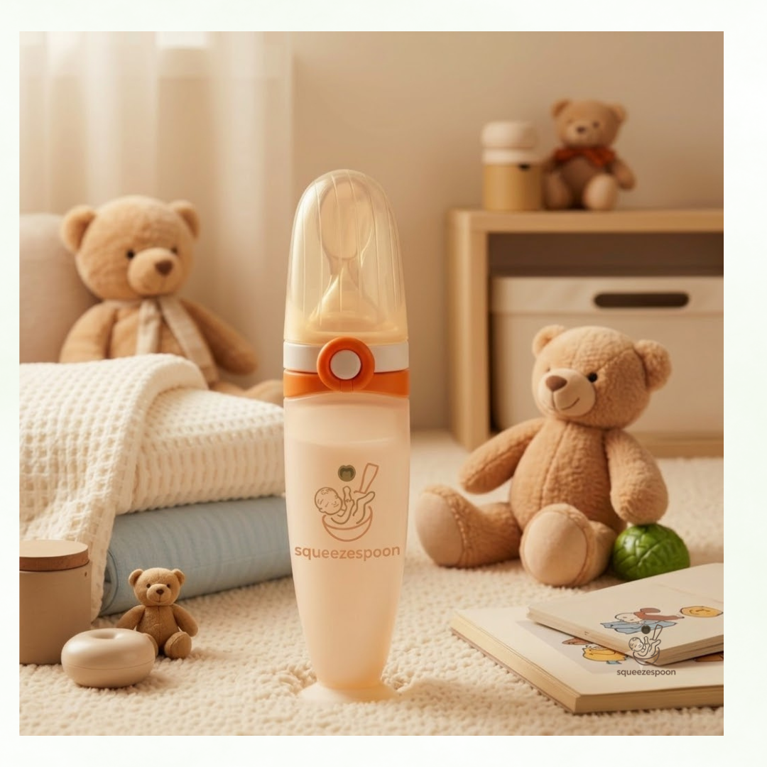 No Spill Baby Spoon Feeder with lock  (125ml)